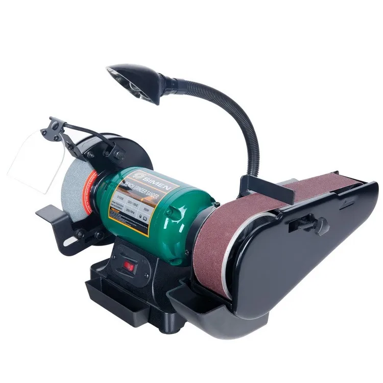 Новый 220V 750W 8 дюймовый настольный шлифовальный станок для шлифовальных дисков |