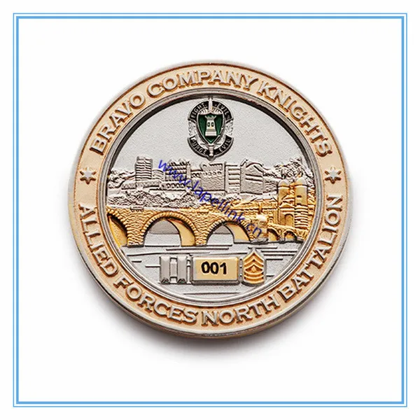 Классические античные бронзовые монеты 3D дизайн логотипа орла Металлические