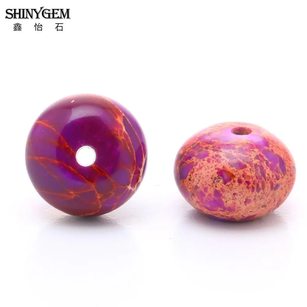 2017 Hot Selling Sea Sediment Jaspers Stone Flat Round Abacus Beads For Bracelet Necklace Jewerly Making Warring States Red Bead|abacus beads|red