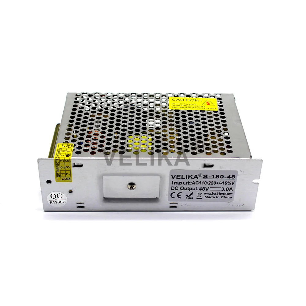 Выключатель с одним выходом питания DC48V 4.2A 180 Вт драйвер 110 В 220 AC DC 48 SMPS для