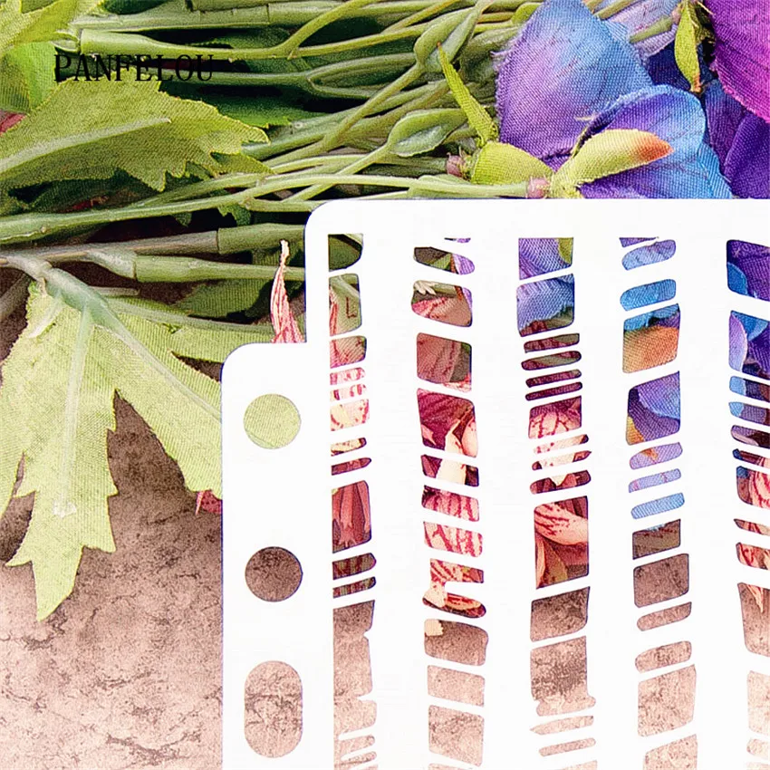 Трафареты для скрапбукинга с паутиной лесной Пластиковая форма распылителем щит