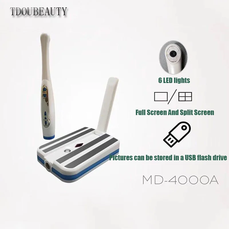 MD-4000B HDMI High Definition Dental Camera For Decayed Tooth, Dental Plaque And Alculus With Special Wavelength Blue LEDs