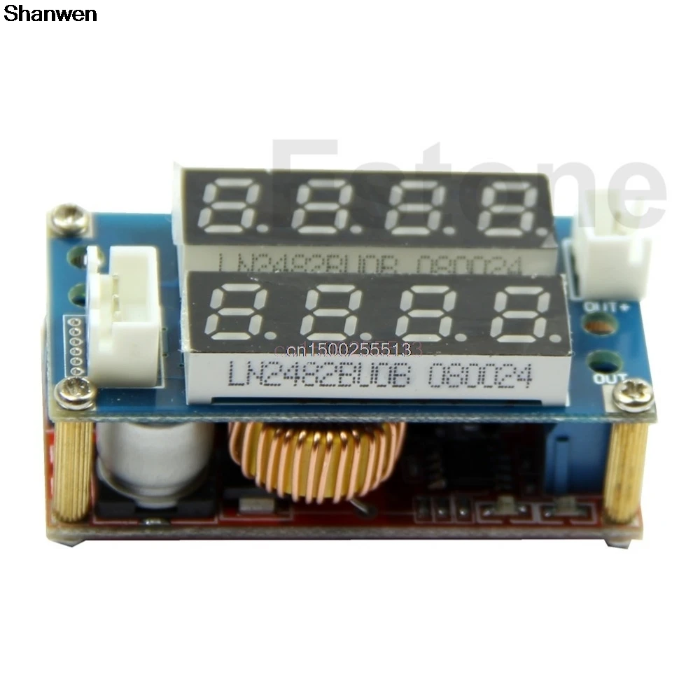

5A Adjustable Power CC/CV Step-down Charge Module LED Driver Voltmeter Ammeter