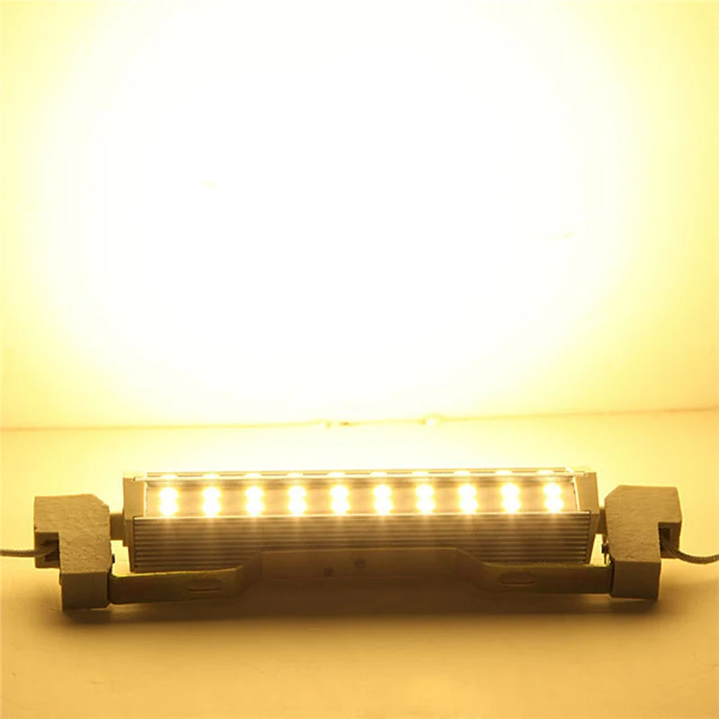 

10PCS 118mm R7S Led Lamp J118 AC 220V 110V 5050SMD led Spotlight Replace Halogen Floodlight R7S Led 20W 30W Lamparas No Flicker