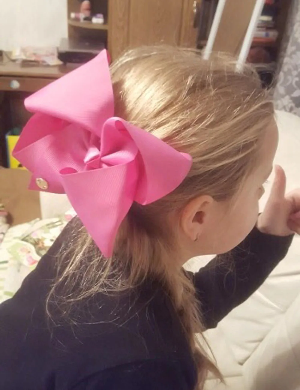 8 дюймов jojo siwa JOJO банты для девочек бант из ленты с зажимами для детей заколки для волос ручной работы бант для девочек головные уборы аксессуары для волос