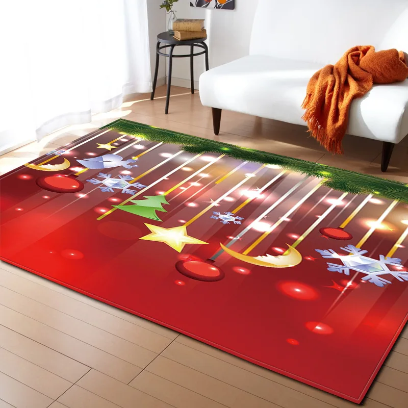 Ковры и ковры для дома гостиная alfombras para la sala Рождественский коврик 3d печатные