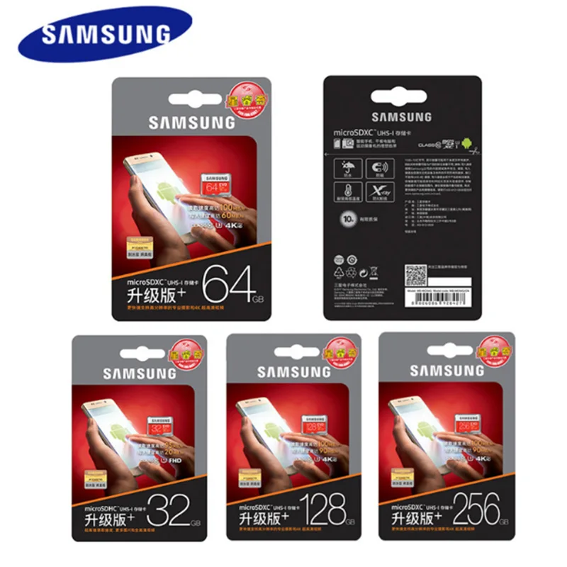 SAMSUNG Flash Micro SD card 32GB Class 10 Memory Card EVO+ EVO Plus 256GB 128GB 64GB 16GB TF Trans cartao de memoria | Компьютеры и