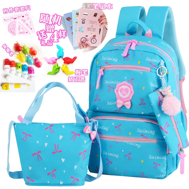 Children School Bags Teenagers Girls Printing Rucksack school Backpacks 2pcs/Set kids travel backpack schoolbags mochila escolar | Багаж и