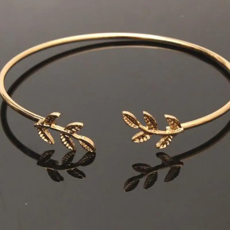 Браслет с открытым листом женские браслеты Каффы|bracelets for women cuff|bracelet openleaf open bracelet |