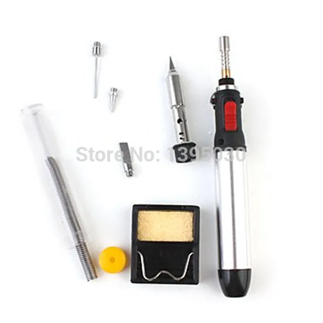 HT-1934K 7-in-1 Cordless Welding Torch Kit Tool 12ML Auto Ignition Gas Soldering Iron | Инструменты