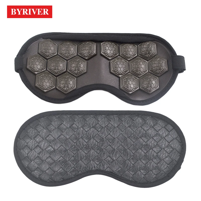 

BYRIVER Real Korea Tourmaline Eye Mask Therapy Therapeutic Far Infrared Ray Health Eye Massager Blackout