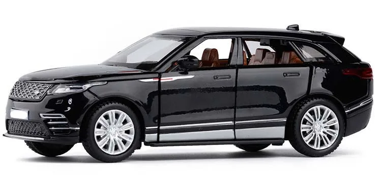 Черный 1/32 VELAR имитационная Игрушечная модель автомобиля из сплава, подлинный коллекционный подарок для внедорожника, детские игрушки - Цвет: Черный