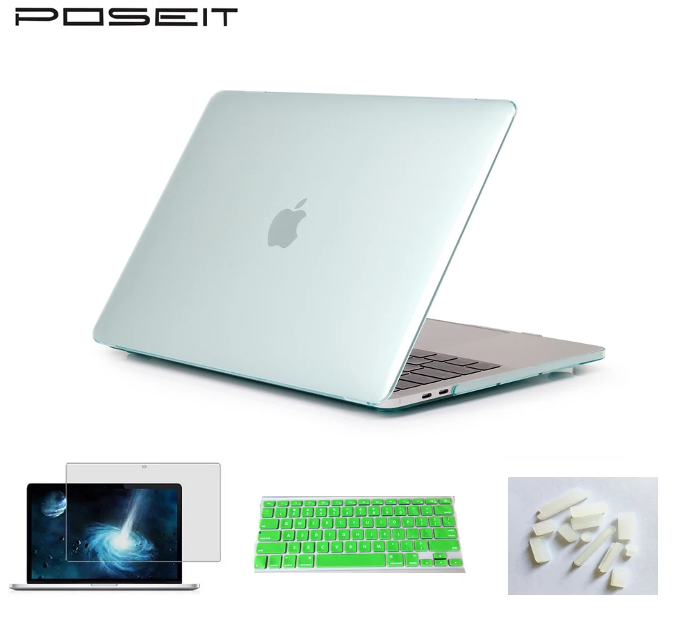 Прозрачный жесткий чехол для Apple Macbook Pro 13 Retina 12 дюймов ноутбука 15 с сенсорной