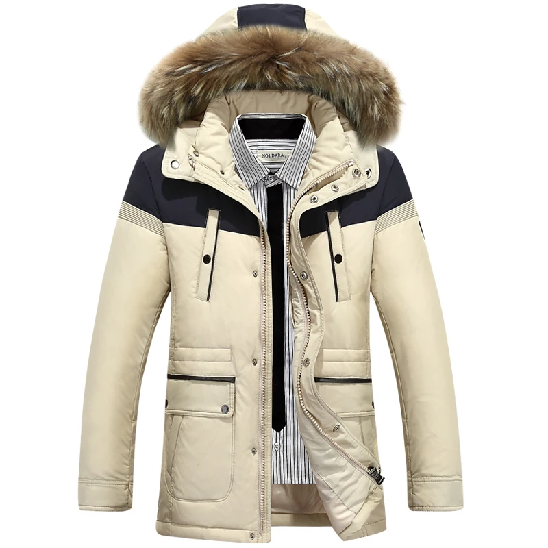 Winter Jacket Men With Hood Coat Boy Men's Male White Duck Down Down-Jacket Coats Plus Size M-4XL |