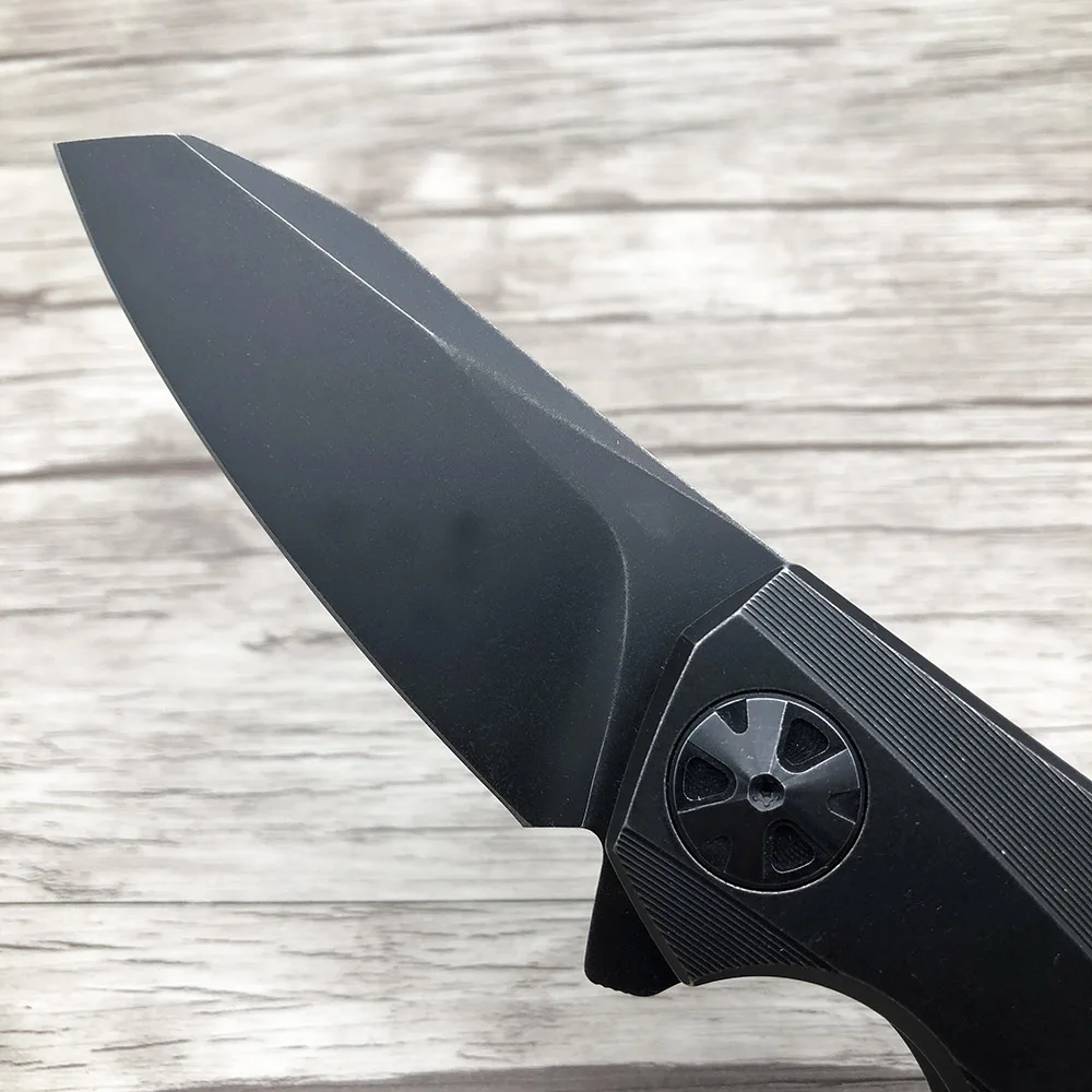 ZZSQ ZT 0456 0456BW складной титановый шарикоподшипник с ручкой Флиппер охотничий лагерь карманный инструмент для выживания EDC D2 лезвие инструмент нож