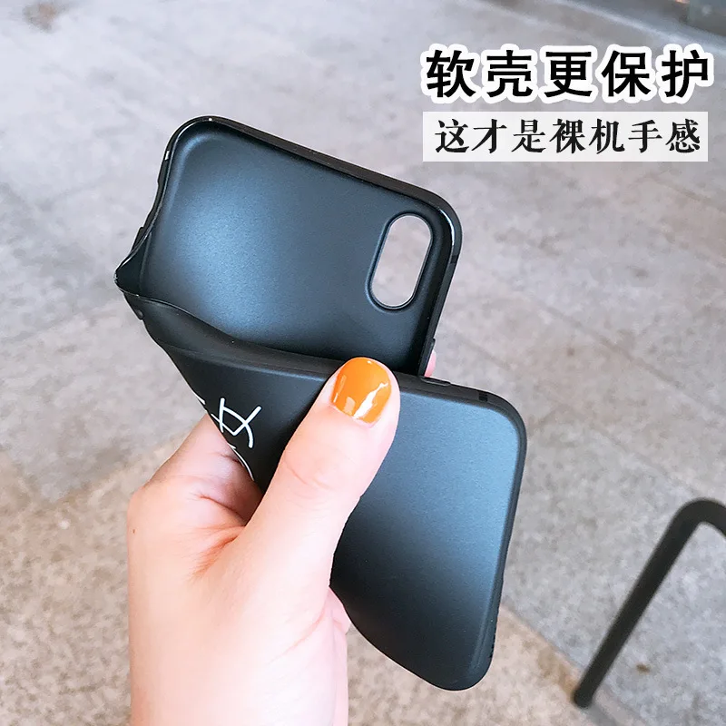 Japan anime black phone case Pokemons Pikachue kawaii cases for coque iPhone 7 8 6s 6plus silicon For iphone cover X XR Max |