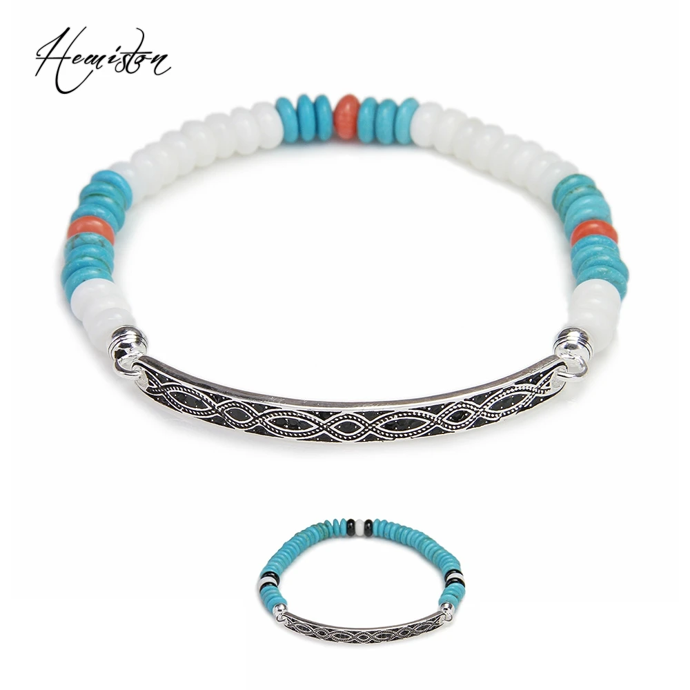 Красочный коралловый черный обсидиановый браслет Thomas с бусинами узлом мостом