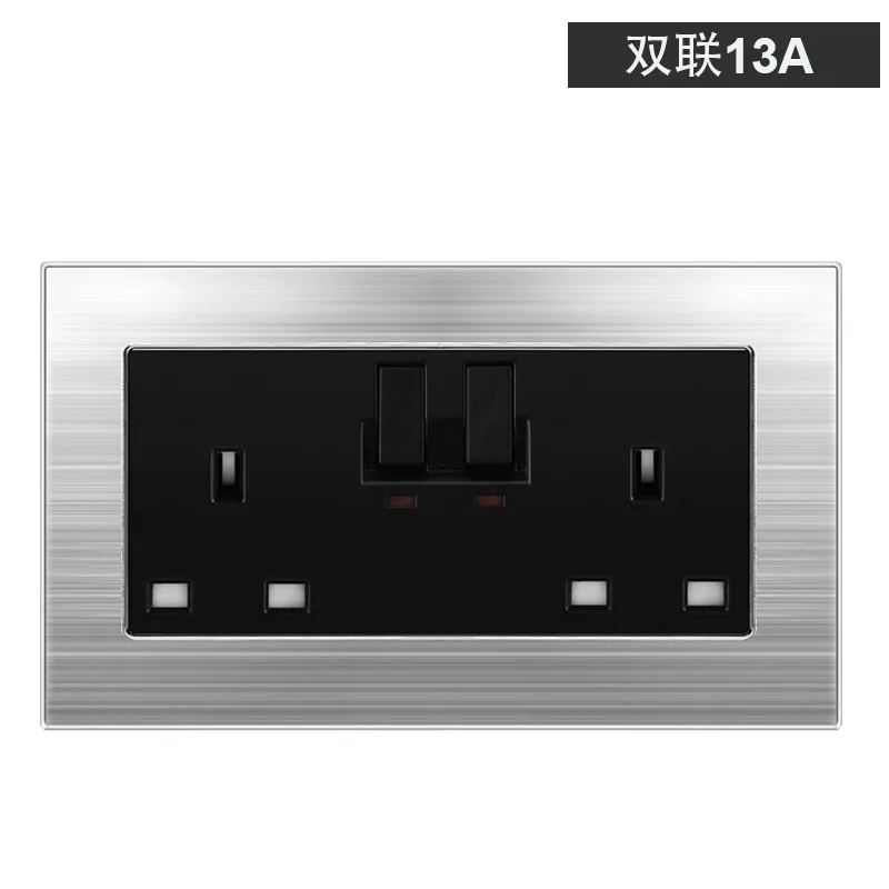 86 Тип 13A Британский порт Макао квадратный фут три отверстия разъем USB розетка