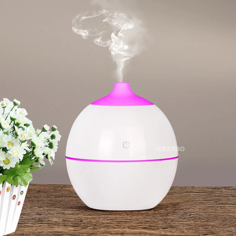 Ультразвуковой увлажнитель воздуха 130 мл с аромараспылителем Светодиодный