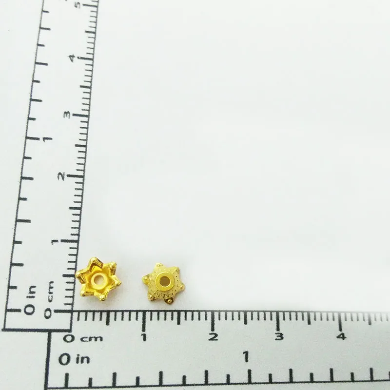 150 шт. колпачки для кисточек бусины цветочных бусин Концевики подвески детали