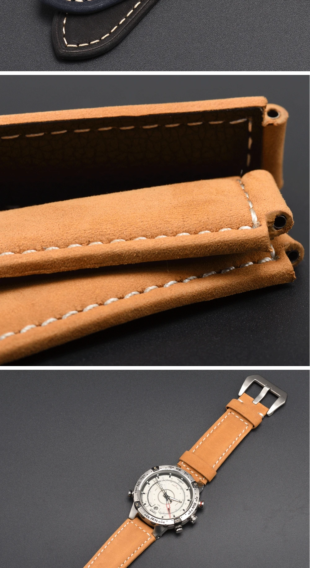 Mushi ремешок для часов из натуральной кожи для Timex T49859 | T2N720 | T2p141 | T2n722 | 723 | 738 | 739 ремешок из качественной натуральной кожи