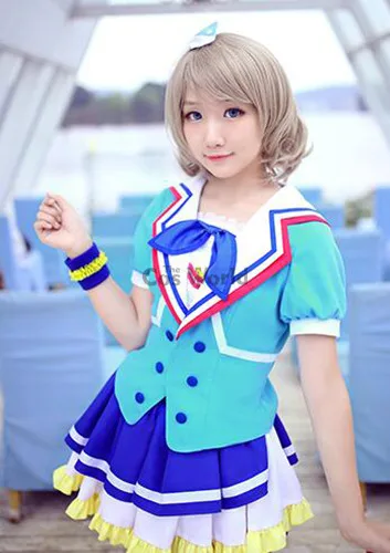 Прекрасно! Солнечный свет! Косплей-костюмы Aqours разноцветный костюм для косплея |