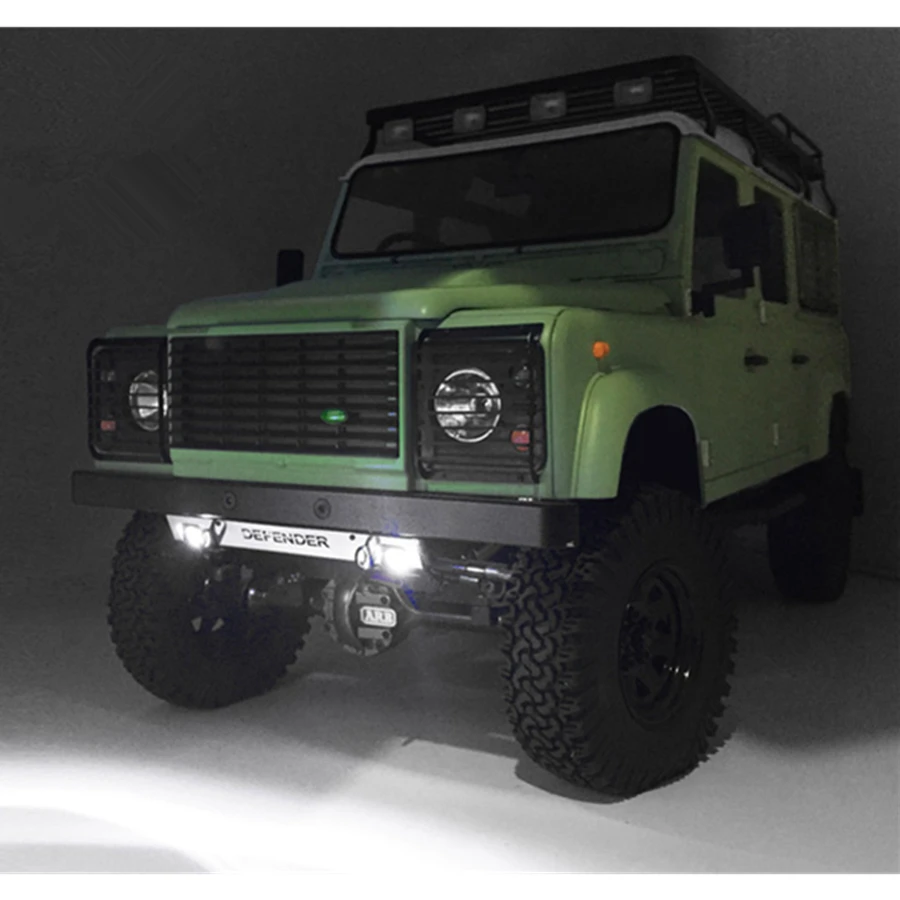 Металлические аксессуары для руля 1/10 Scale фонарь подходит 1:10 RC Rock Crawler Car 4WD Gelande ii D90