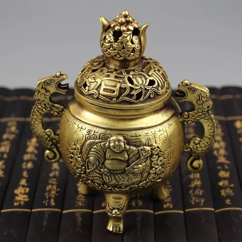 Archaize домашняя латунная курительная печь в спальне Будда благовония