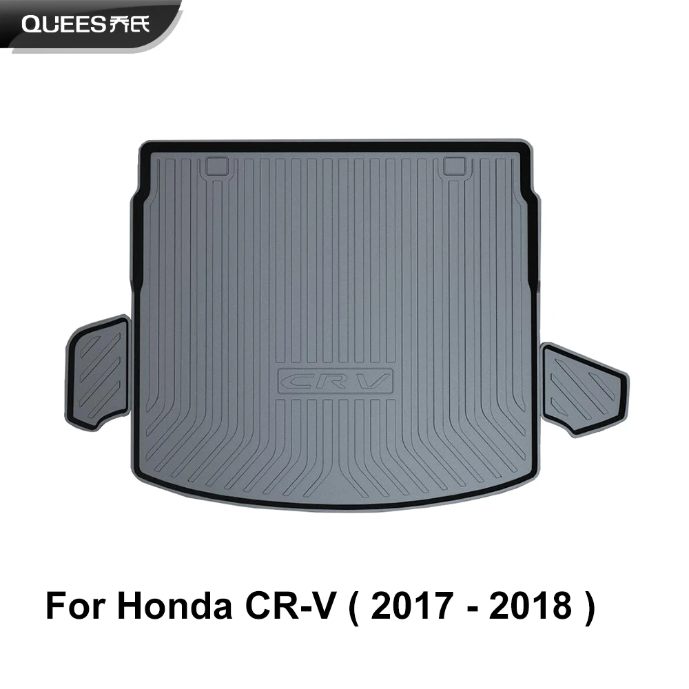 Quees индивидуальной подгонки Коврики для багажника ковры лоток коврик Honda CR V CRV 2007