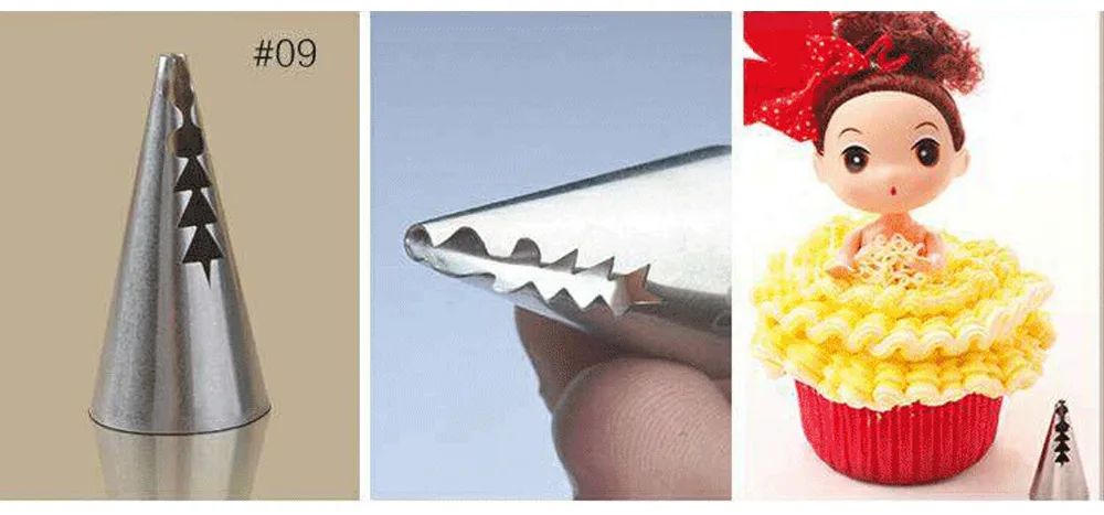 5 шт. кондитерские насадки из нержавеющей стали для украшения торта