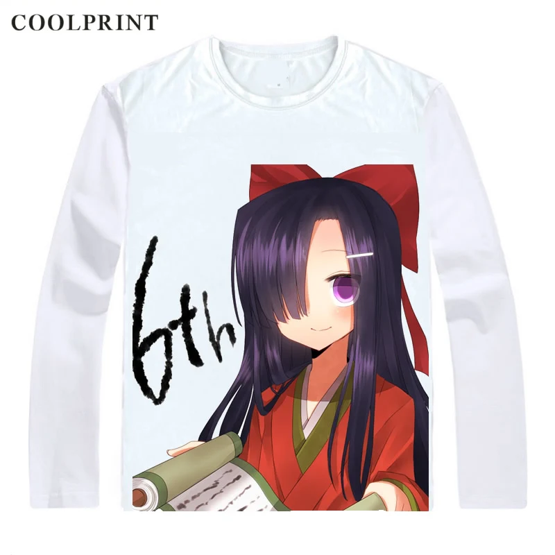 Футболки COOLPRINT Future Diary Mirai Nikki рубашки с длинным рукавом рисунком аниме Houjou жеске