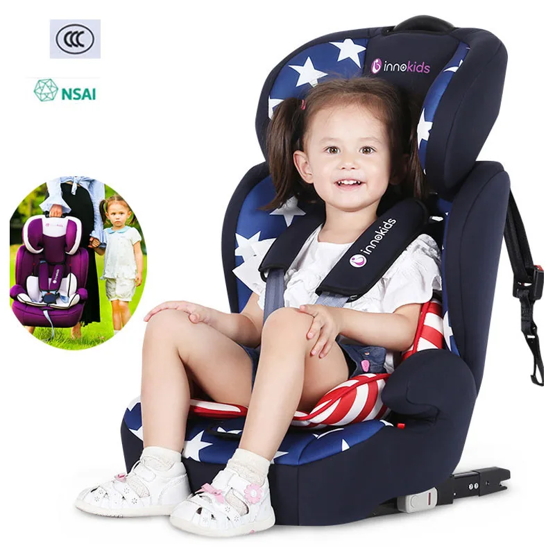 Child Car Safety Seat Portable Travel Baby Car Seat Chair ISOFIX Hard Interface Adjustable Lying Baby Safe Seat Booster Cushion