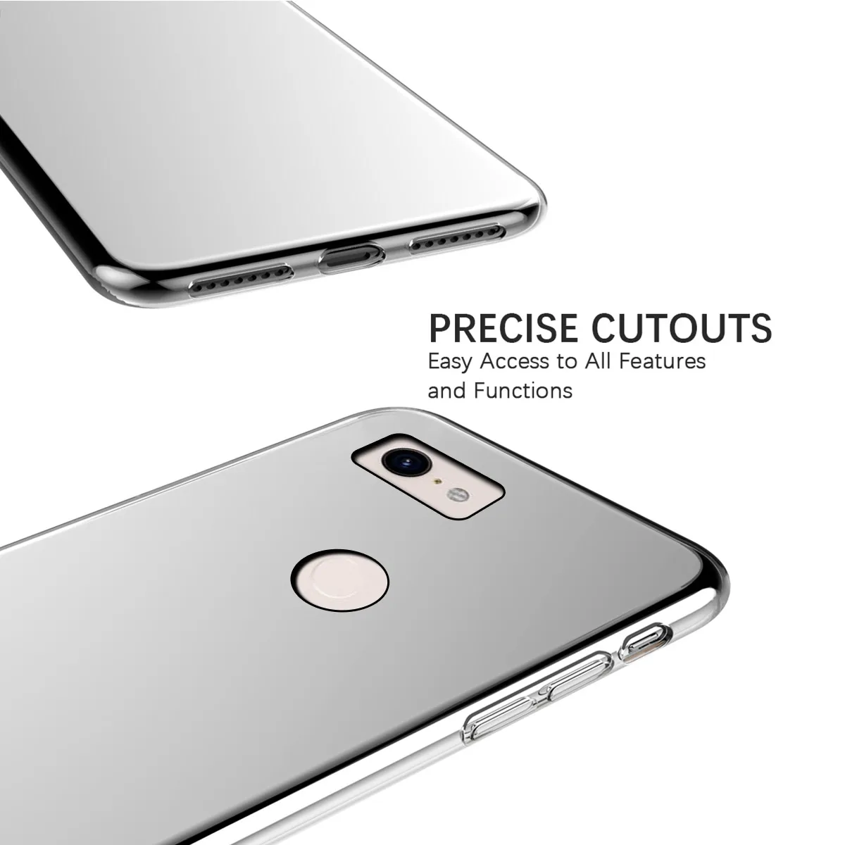 Для Google Pixel 3 XL чехол тонкий мягкий прозрачный ТПУ противоударный защитный