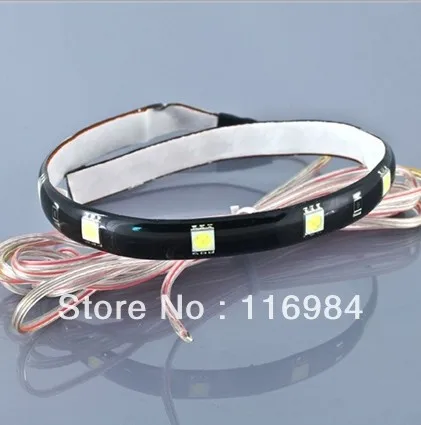 

2PCS * White 30cm 12-SMD 5050 LED 1.8W DC12V Light Auto Car Bulb Light Strip