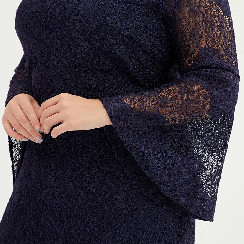 Женское кружевное платье XXXL 3XL плюс размер черный Женская мода элегантная одежда