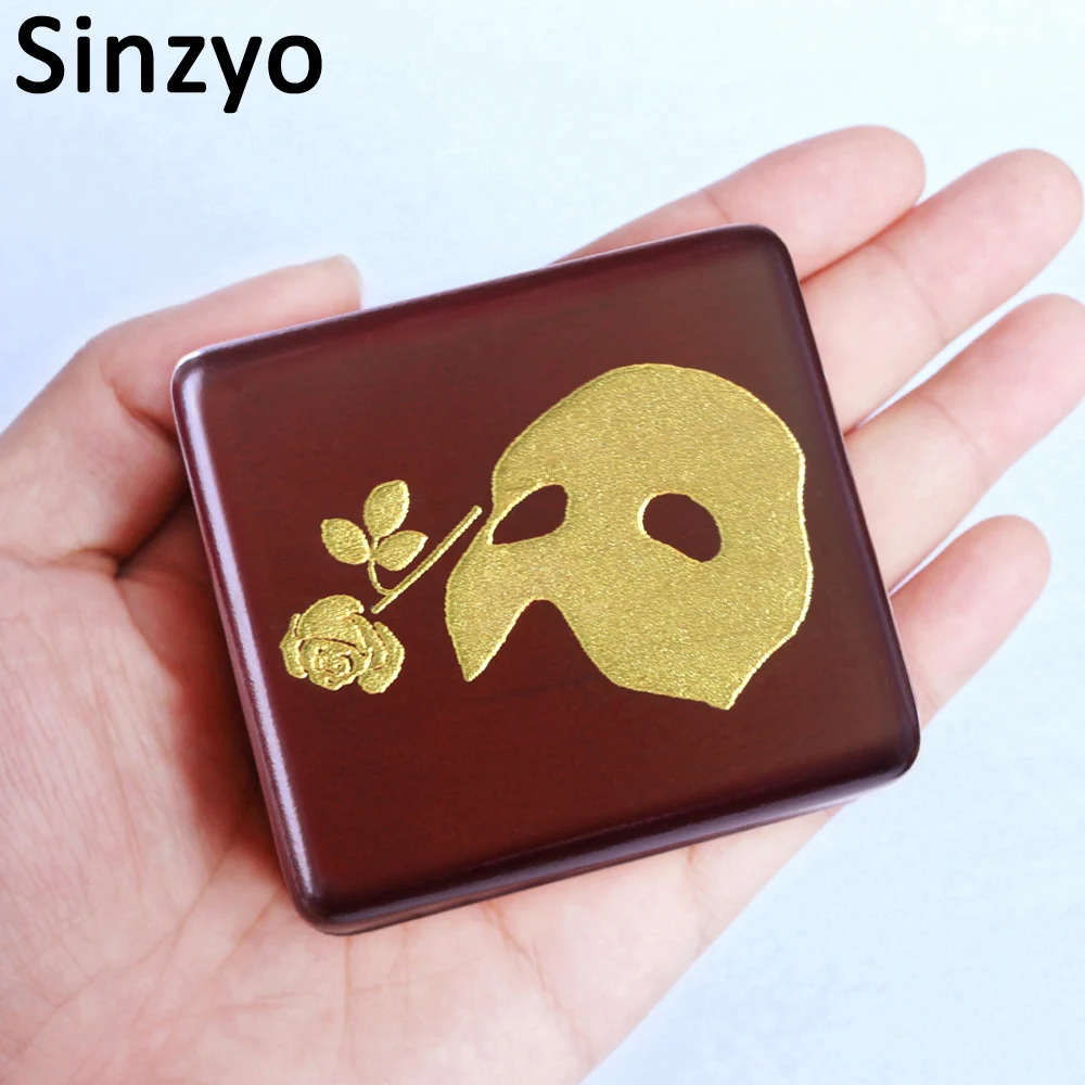 Деревянная музыкальная шкатулка Sinzyo ручной работы для маскарада подарок на день