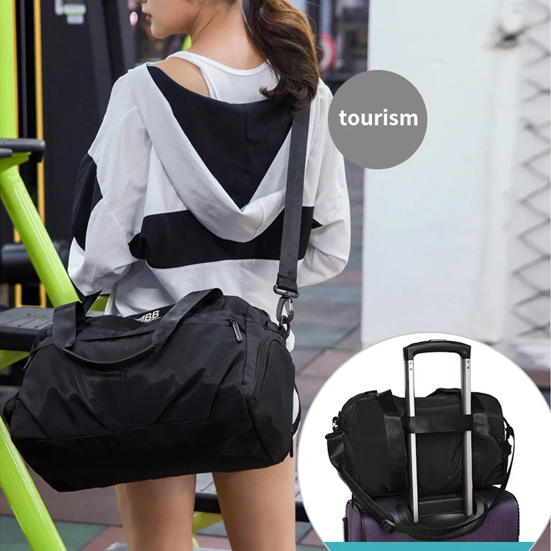 Waterproof Travel Bag Wet Dry Separation Large Gym Shoulder Bags Women Yoga Duffle Handbag Carry on Cabin Fitness XA770WB | Спорт и