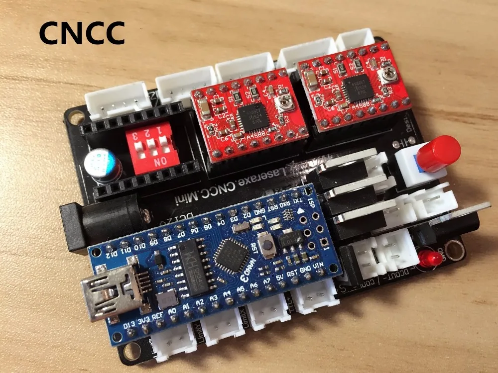 HCZ DIY настольная лазерная гравировальная машина маркировочная резная 3 оси микро