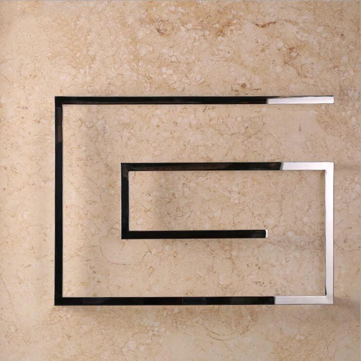 Дизайнерский держатель для полотенец с подогревом 4 квадратных бара