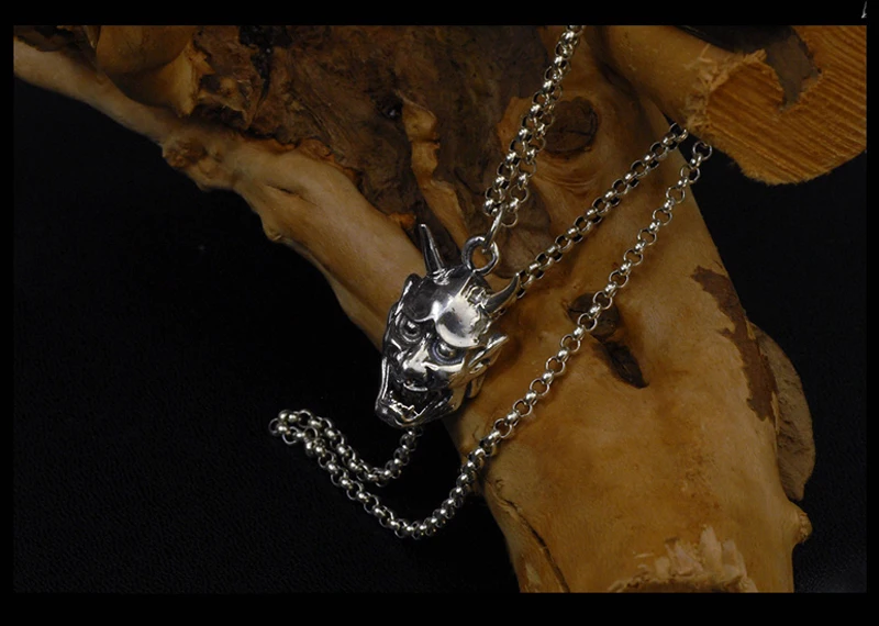 Pure 925 Sterling Silver Jewelry Charms Punk Pendants for Men And Women Thai Necklace Chain Fine Gift 1302 | Украшения и