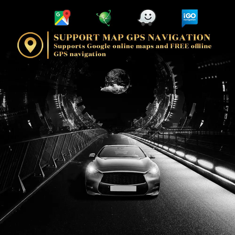 Camecho Android9.0 2DIN Mp5 мультимедийный плеер GPS автомобильное радио аудио Bluetooth Wifi