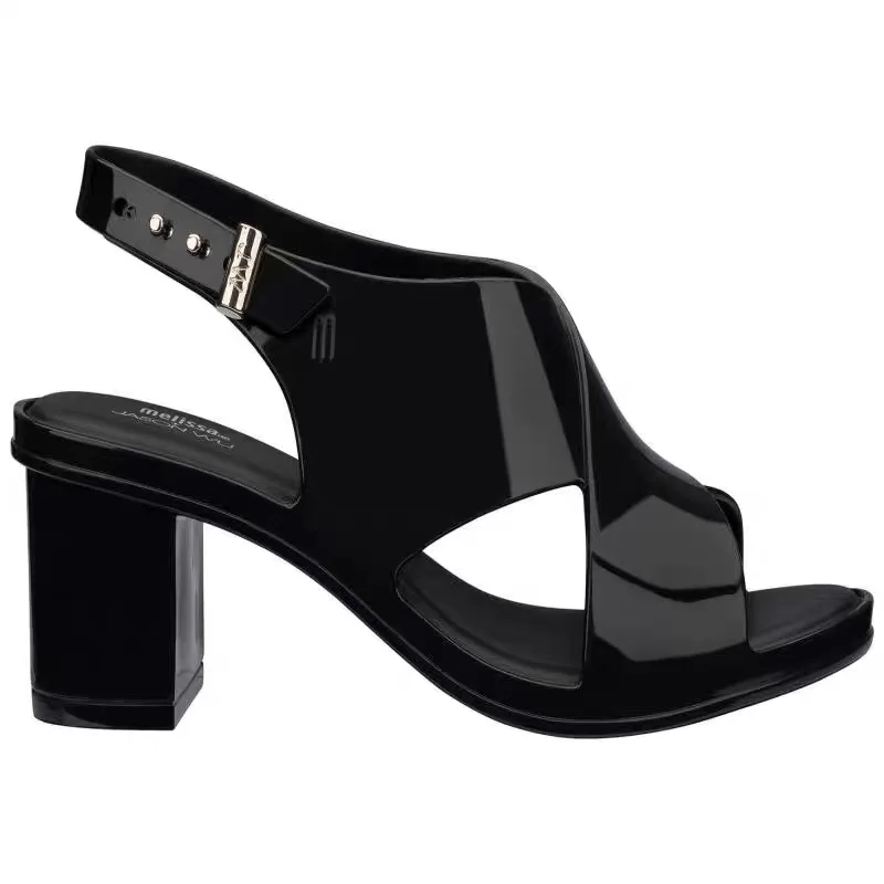 Женские сандалии на плоской подошве Melissa прозрачные новинка 2019 | Обувь