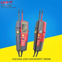 uni t ut18dut18c voltage and continuity tester ip65 waterproof rcd test phase position rotation test built in lighting