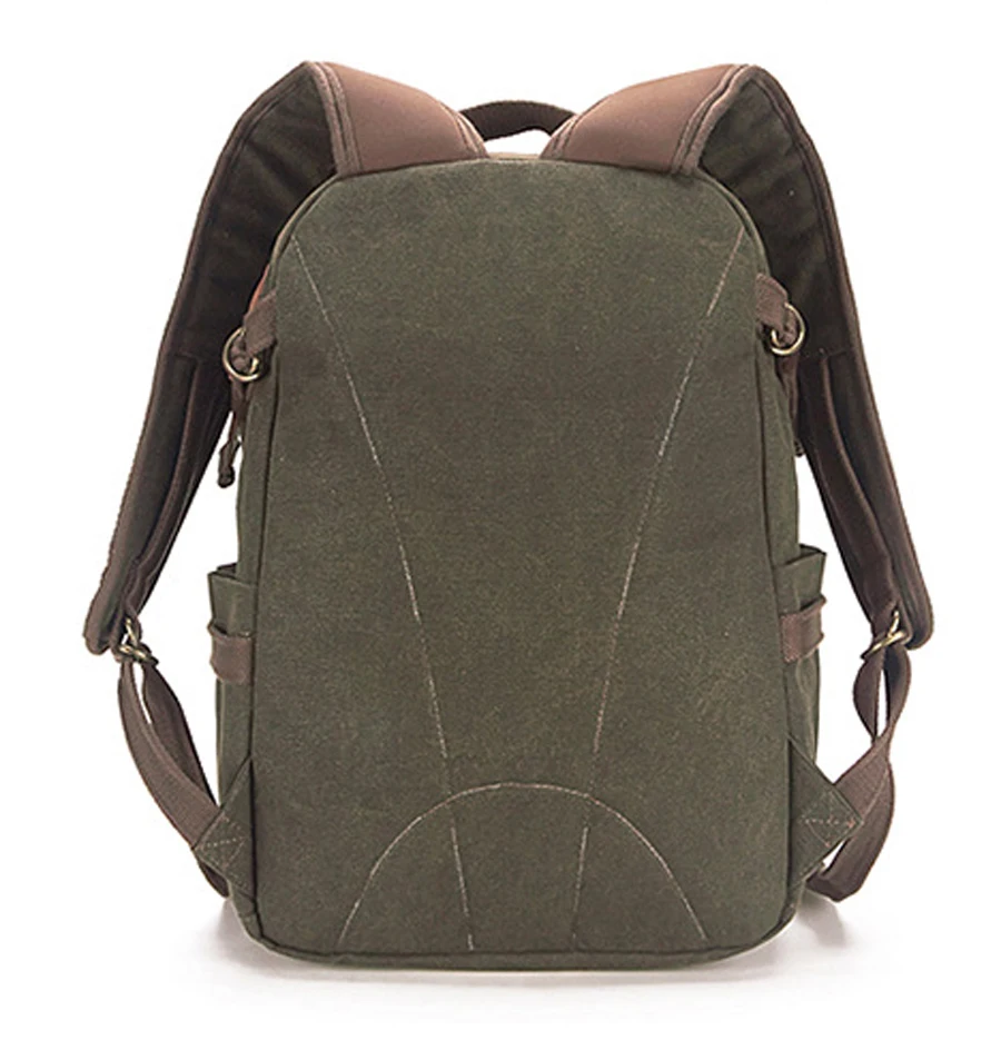 Latest outdoor waterproof backpacks canvas SLR camera bag for Canon / Nikon professional digital backpack | Электроника