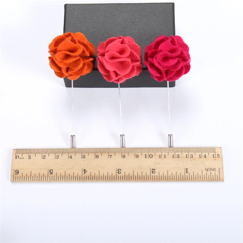 5 шт. разноцветная брошь в виде цветка оптовая продажа Мужская Брошь для свадьбы |