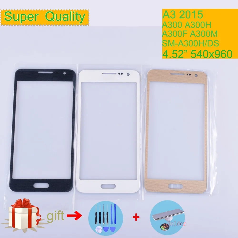 Для Samsung Galaxy A3 2015 A300 A300H A300F A300M A3000 SM A300H/DS сенсорный экран запасная деталь Передняя