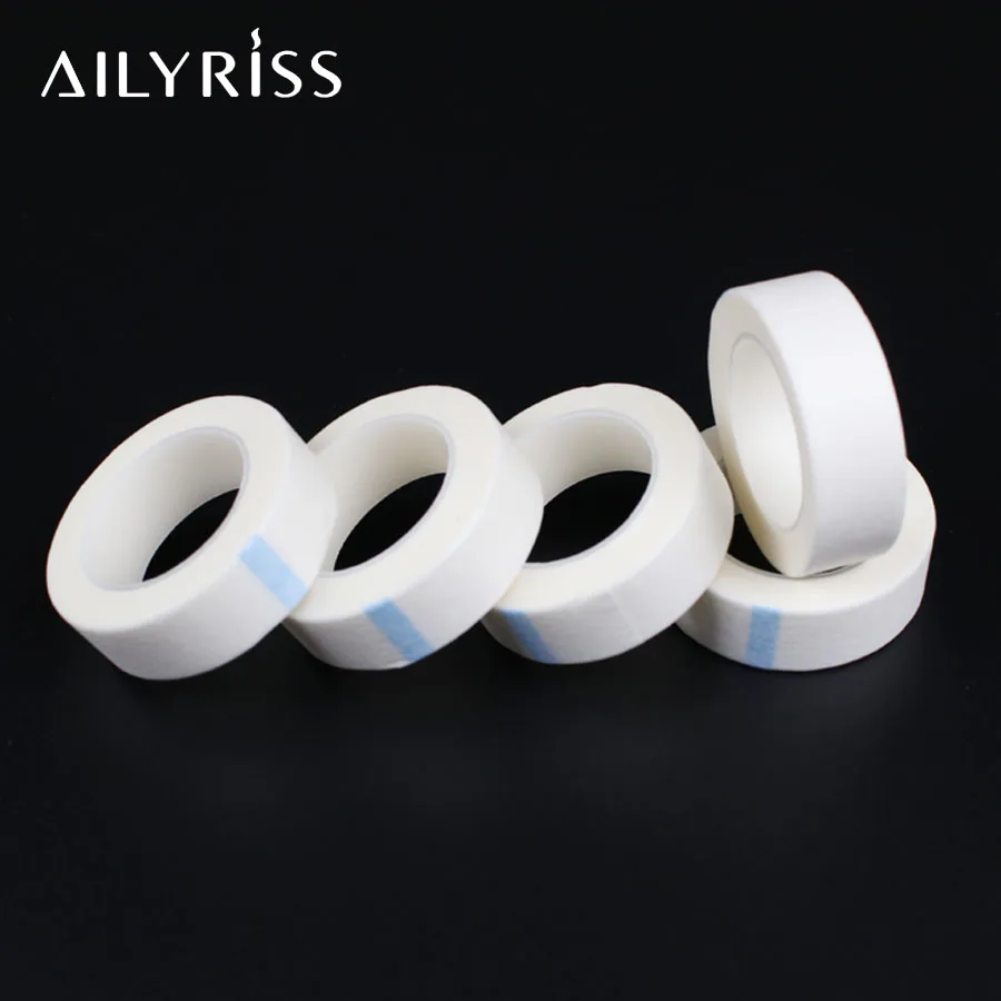 5 Rolls Medical Adhesive Tape for Professional Eyelash Extension Non-woven Tape Under Eye Pad Eyelash Patch Makeup Tools