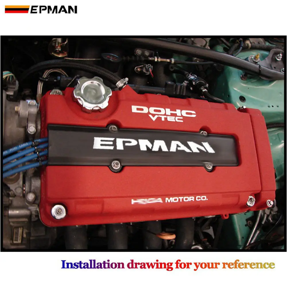 EPMAN Sport RACING для B-Series Vtec низкопрофильное анодированное алюминиевое покрытие гоночного клапана аппаратное TK-DP004-EP