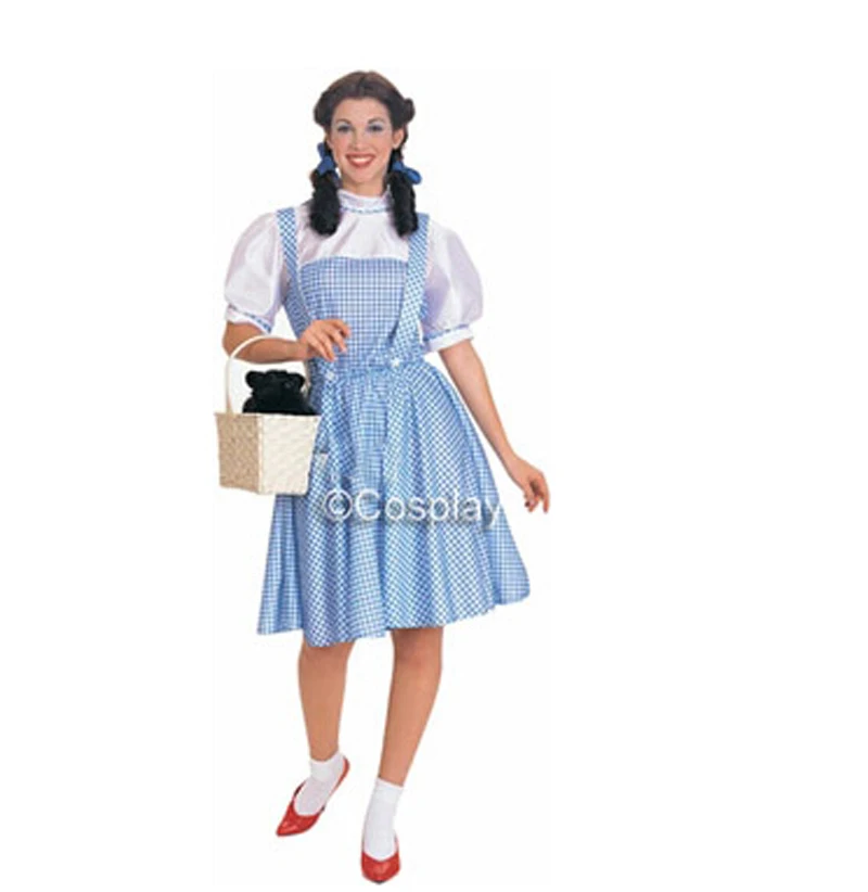 Новое поступление платье для косплея Дороти длиной до колена на заказ костюм