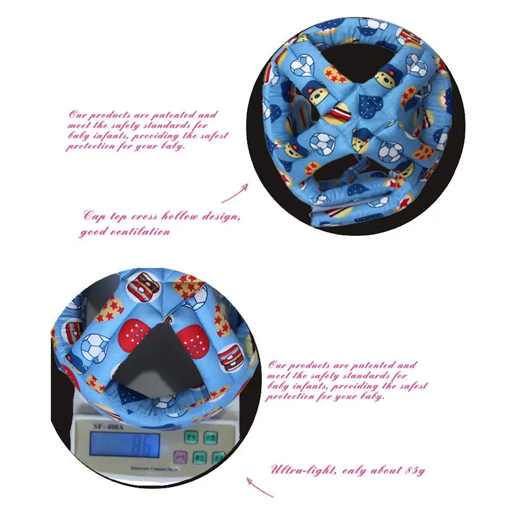 Sponge Child Head Protection Hat Crawling Baby Toddler Safety Cap Learn to Walk Guard Helmet Children Anti Collision | Детская одежда и